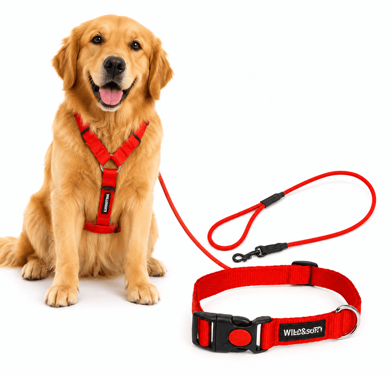 Nylon Harness & Leash (M)
