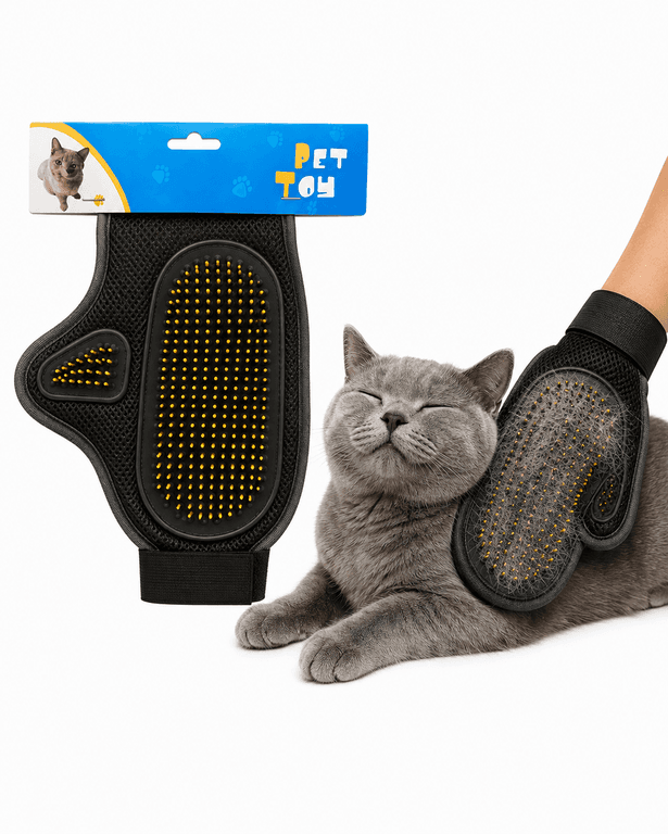 Rubber Pin Grooming Glove