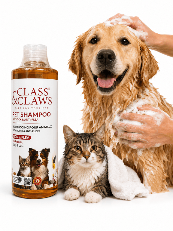 CLASS & CLAWS SHAMPOO (TICK&FLEA) 500ML