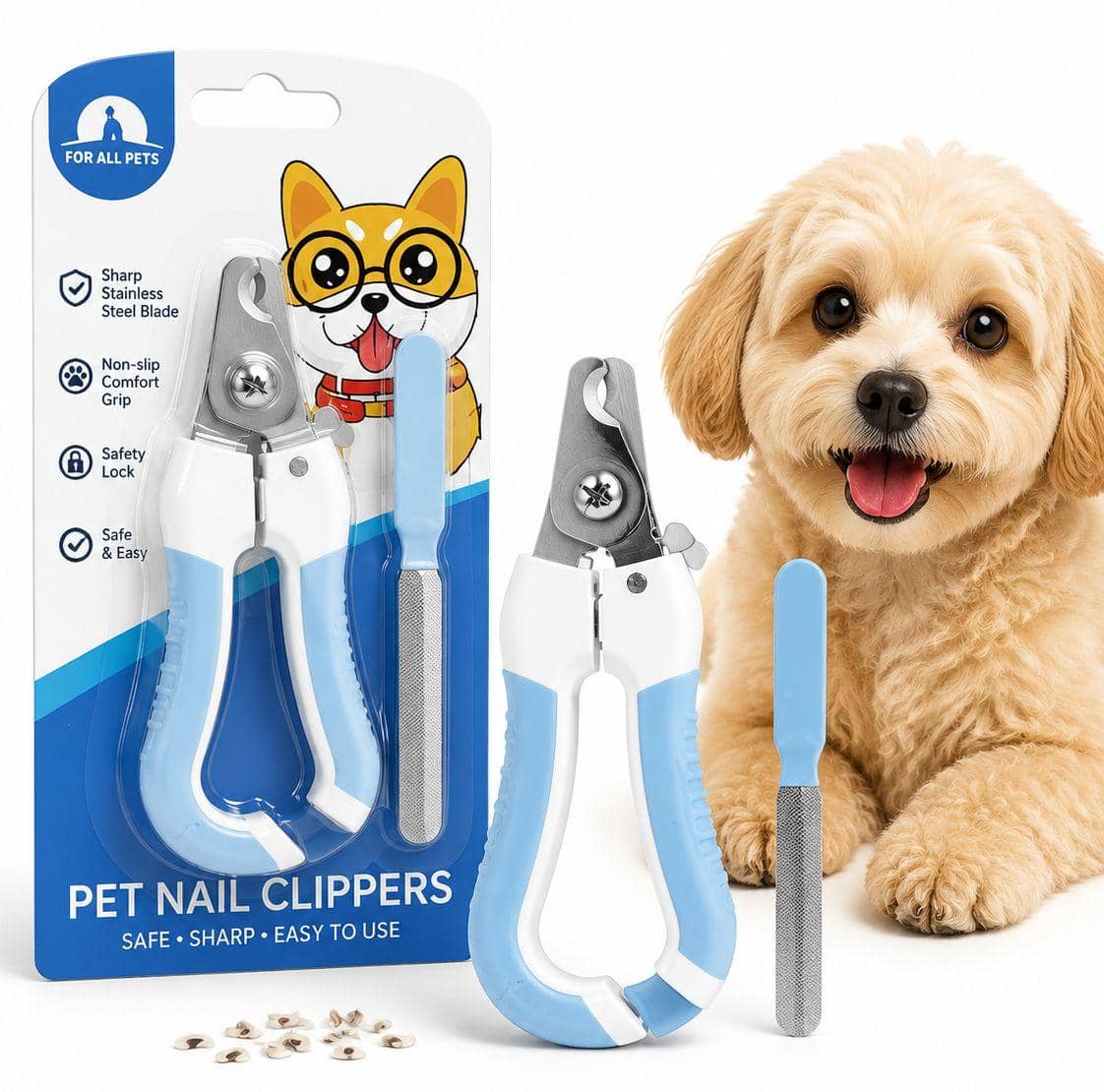 Pet Supplies Curve Nail Clipper