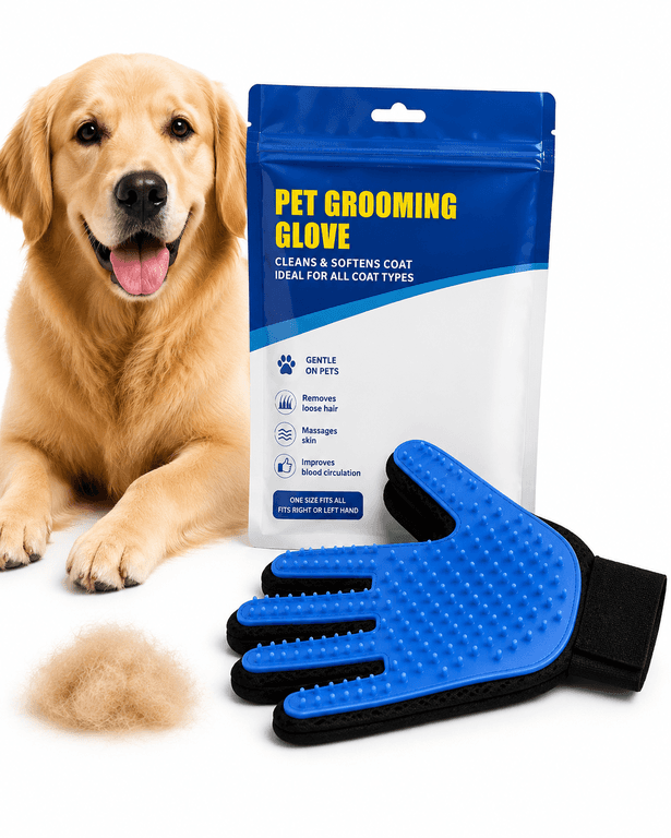 Five Finger Grooming Glove