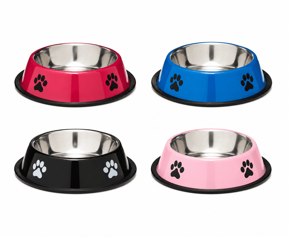 Text Print Stainless Bowl M(26CM)