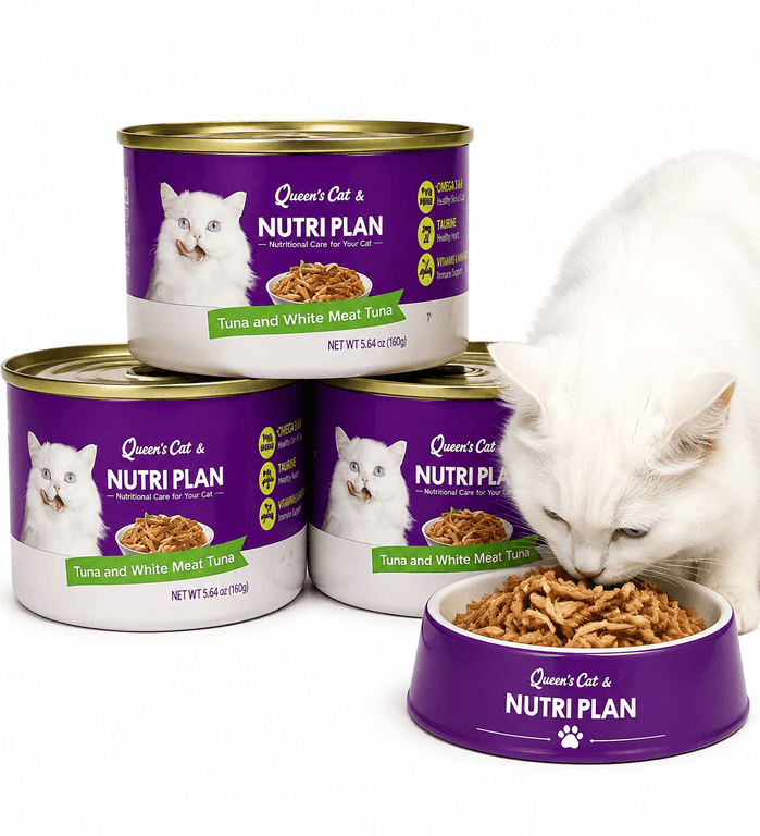 QUEEN'S CAT NUTRIPLAN (WHITE MEAT TUNA) 160G