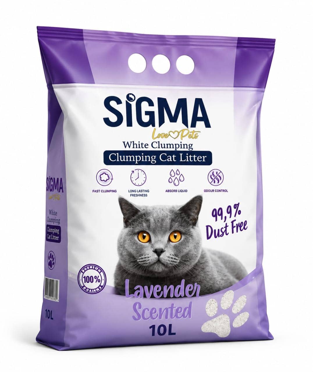 SIGMA LITTER SAND (LAVENDER) 10L