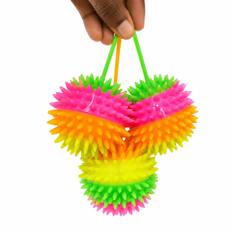 BOUNCY SPIKY BALL TOY (4 colors)