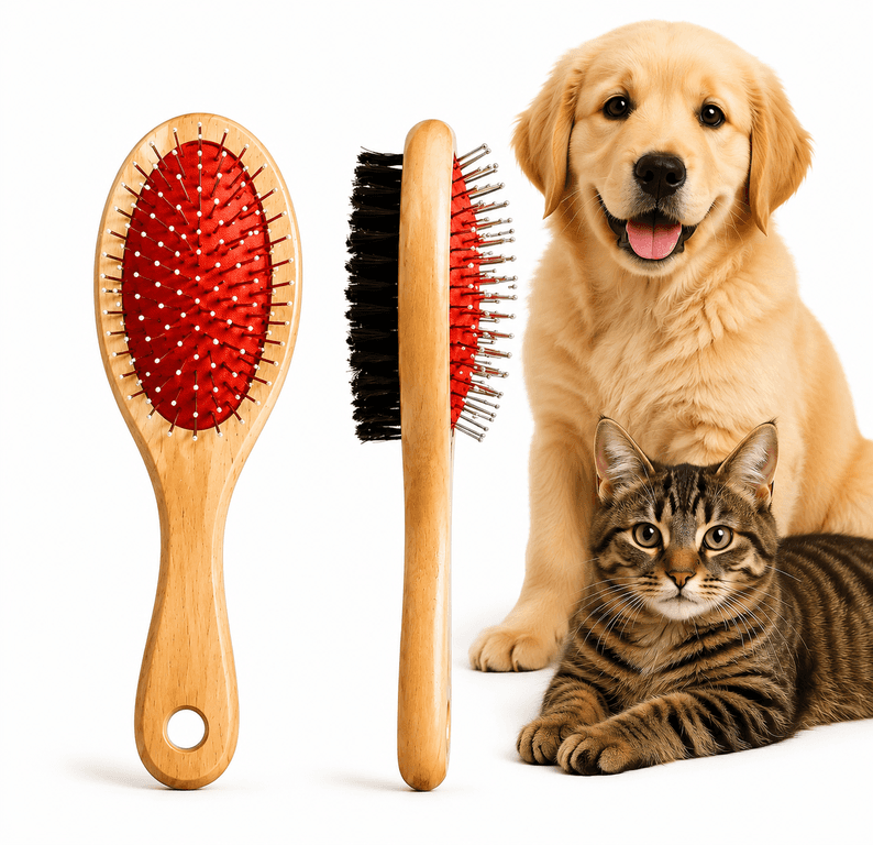 DOUBLE SIDED WOODEN BRUSH