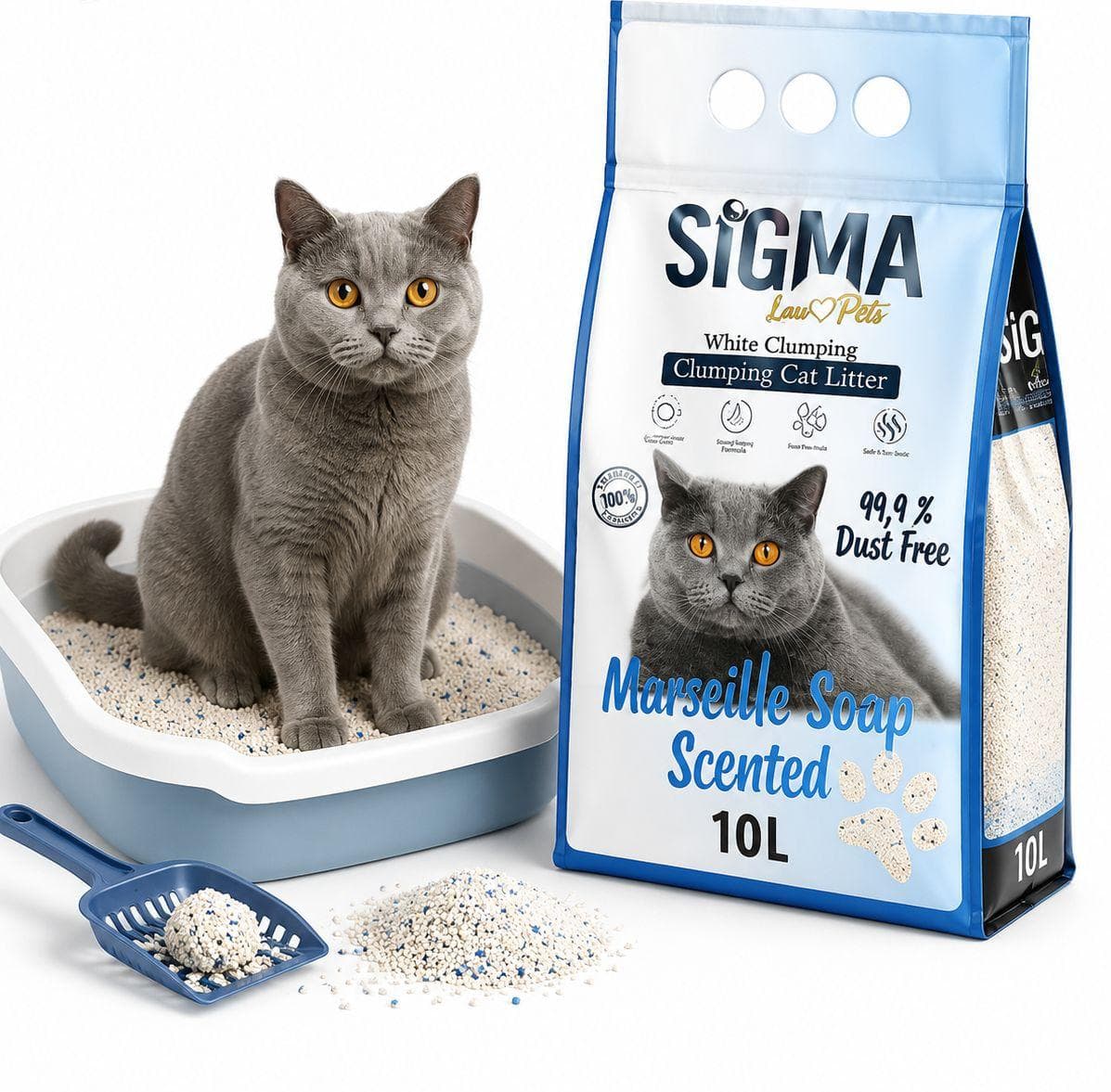 SIGMA LITTER SAND (MARSEILLE) 10L
