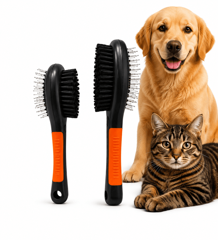 DOUBLE SIDED PLASTIC BRUSH