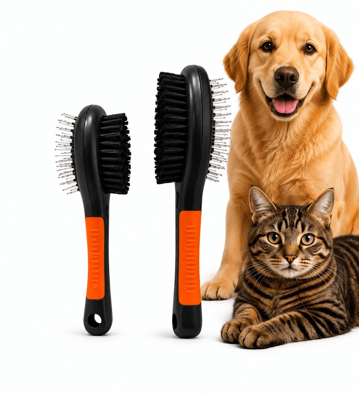 DOUBLE SIDED PLASTIC BRUSH