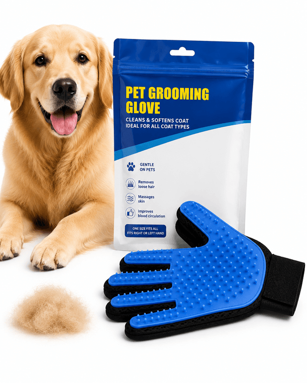 FIVE FINGER GROOMING GLOVE